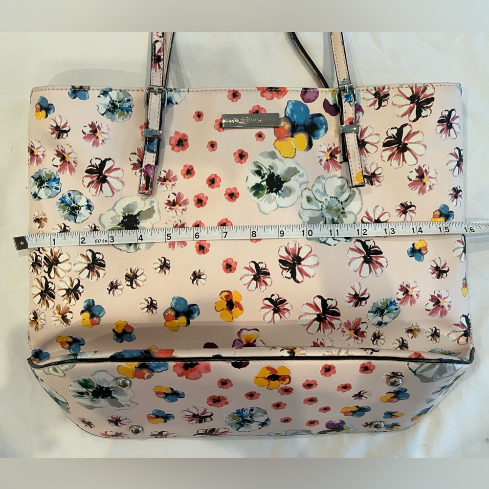 SOLD NINE WEST light pink floral tote handbag 🌸 - Picture 15 of 15